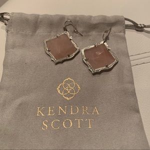 Kendra Scott Kirsten Earrings in Rose Quartz